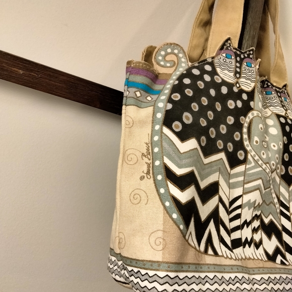 Laurel Burch cat handbag - Picture 4 of 10